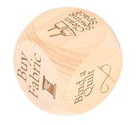 Smandy Dados de Decisión de Quilter, Nociones de Acolchado con 6 Tareas Grabadas para Regalos de Herramientas de Costura de Artesanos