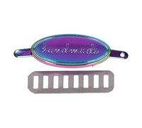 Smandy Etiquetas Hechas a Mano, Etiquetas Artesanales de Aleación, Duraderas para Bolsas de Bricolaje para Coser Bolsas y Carteras (COLORFUL)