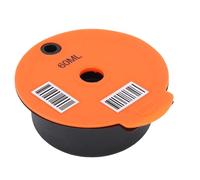 Smandy Filtros de café Reutilizables, Cápsula de café de Material PP con Cuchara y Cepillo de Limpieza para Máquinas de Compatibles (60ML)