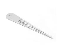 Smandy Galga de Espesores de Acero Inoxidable, Regla de Separación para Medición de Rieles de 2-20 Mm con Escala Láser, Imperial y Métrico