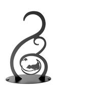 Smandy Ganchos de Metal para Plantas, Colgador de Plantas de Hierro Forjado para Montaje en Pared, 21 Cm X 14 Cm X 5, Soporte para Colgar para Jardín Al Aire Libre, Patio, Valla, Comederos para