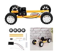 Smandy Gear Drive Car DIY Juguete Educativo Científico para Niños Kit de Aprendizaje STEM con Material de Madera Transmisión de Engranajes Habilidades Físicas y Matemáticas