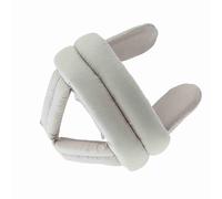 Smandy Gorro Protector para Personas Mayores con Protección para los Oídos Casco de Seguridad de 360 Grados Acolchado Anticaída Absorción de Golpes Arnés Ajustable para (Protección auditiva Gris