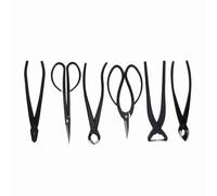 Smandy Juego de Herramientas de Recorte de Tijeras para Bonsái, Kit de Tijeras de Podar para Jardín con Bolsa de Almacenamiento para Cuidado de árboles Bonsái de Jardinería, 6 uds.