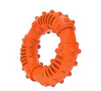 Smandy Juguete de Anillo de Masticación Interactivo, Anillos de Dentición de Goma Duraderos para Perros Grandes Medianos Entrenando y Limpieza de Dientes