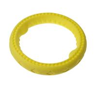 Smandy Juguete de Anillo para, Disco de Juguetes para Masticar con a Plátano Que Fomenta la Persecución para la Piscina, Playa, Juego de Entrenamiento, Juguete de Anillo para, Disco Volador (Yellow)