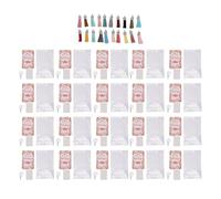 Smandy Kit de Manualidades en Blanco, Set de Llaveros Rectangulares en