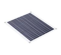 Smandy Kit de Panel Solar de 100W, Cargador Solar Plegable con Panel Monocristalino de 20W, Pantalla LCD, Controlador de 100A para Teléfono Móvil y Coche Al Aire Libre