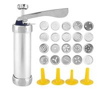 Smandy Kit para Hacer Galletas, Máquina para Prensar Galletas, Herramienta para Hornear DIY, 20, 4 Boquillas para Familiares y Amigos