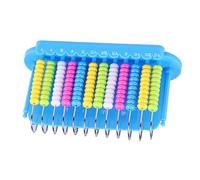 Smandy Marco de Computación Aritmética, 12 Filas, 5 Colores, Marco de Conteo de ábaco de Plástico con Superficies Suavizadas, para Educación Escolar en el Hogar y Aprendizaje de