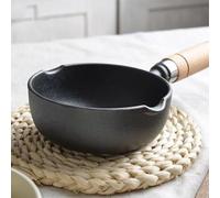 Smandy Olla de Hierro Fundido Sartén de Hierro Fundido Sartén de Diseño sin Revestimiento para una Cocción Saludable Estructura Profunda para Freír sin (XL 100x70cm/39,37x27,56 pulgadas)