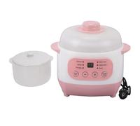 Smandy Olla Eléctrica para Estofado, Sopa de Arroz con Gachas, Mini Olla Interior de Cerámica Lenta para Cocinar en la Cocina (Enchufe europeo 220V)