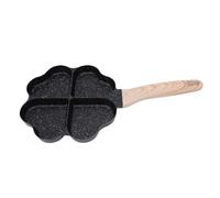 Smandy Ollas y Sartenes Sartén, Sartén para Tortilla Antiadherente para Desayuno para Hacer Tortillas Panqueques con Tocino Hamburguesas y Más para Tortilla de Huevo con Forma de Corazón de 4 Tazas