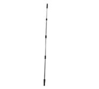 Smandy Palo Extensor de Rodillo de Pintura de Acero Inoxidable, 10 Secciones de 40 Cm Cada una, Longitud Total de 12 Pies, con Adaptador Cónico de Presión para Pintar, Limpiar y Lavar