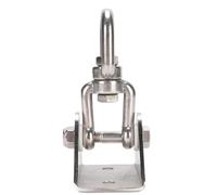 Smandy Perchas para Columpios, Kit para Colgar Hamacas de Acero Inoxidable 304 con Giro de 360 Grados, Capacidad de 1200 LB, Soporte de 2 Orificios para Hormigón de Madera, para Silla de Hamaca de
