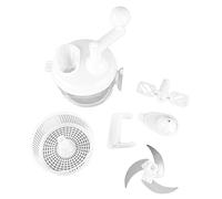 Smandy Picadora de Verduras de Manivela Picadora Manual de Alimentos para Cocina Fácil de Usar Ahorro de Espacio con Material ABS para Picar Verduras Nueces Hierbas