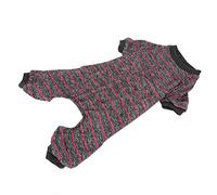 Smandy Pijamas para Perros, Cómoda Ropa para Mascotas a Rayas de Cuatro Patas para Perros y Gatos Pequeños, Diseño Ligero y Transpirable (M)