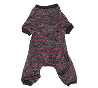 Smandy Pijamas para Perros, Cómoda Ropa para Mascotas a Rayas de Cuatro Patas para Perros y Gatos Pequeños, Diseño Ligero y Transpirable (XS)