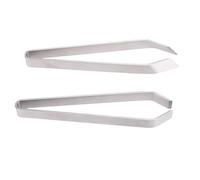 Smandy Pinzas para Huesos de Pescado, Pinzas Planas e Inclinadas de Acero Inoxidable, 2 Piezas con Ergonómico, Puntas Anguladas y Planas para Preparación de Pescado, Limpieza de Aves, Cocinar, Asar,