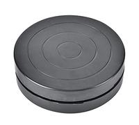 Smandy Plato Giratorio de Plástico para Alfarería 11.5 Cm y 17.8 Cm, Herramienta para Escultura de Arcilla Hecha a Mano para Trabajo de Cerámica, Tipo Cerrado de Arriba y Abajo (plástica)