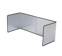 Smandy Protector contra Salpicaduras de Aceite para Estufa de Gas, Cubierta de 4 Lados, Protector contra Salpicaduras de Aceite de Pared Plegable Galvanizado a Prueba de Calor para