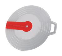 Smandy Protector contra Salpicaduras de Batidora, Cubierta a Prueba de Salpicaduras para Huevera con Tapa Roja Transparente que Evita Durante la Mezcla y la Cocción