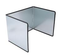 Smandy Protector contra Salpicaduras de Estufa, Pantallas contra Salpicaduras, Protector contra de Aceite Lateral, Panel de Protección contra de Estufa Plegable para Acampar, Cocinar, Sartén, Cocina