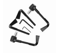 Smandy Protector de Empuñadura de Motocicleta, Protector de Freno de Aleación de Aluminio, Fácil Instalación con Llave Hexagonal para Motocicletas con Manillar de 22 Mm (BLACK)