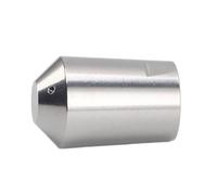 Smandy Punta de Varita de para Máquina de café, Piezas de Repuesto para Máquina de café Expreso, Boquilla de Espumador de Leche de Acero, Punta de Varita de de Repuesto de 4 Orificios con Boquilla