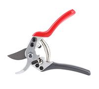 Smandy Tijeras de Jardinería Tijeras de Podar de Acero con Alto Contenido de Carbono Mecanismo de Resorte de Hoja Curva de 7,5 Pulgadas Ergonómico Antideslizante para árboles Frutales Flores Bonsai