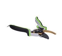 Smandy Tijeras de Podar de Jardín, Cortadoras de Mano con Hoja de Acero de Aleación, Ranuras para Dientes Antideslizantes de 8,1 Pulgadas, Capacidad de Corte de 1 Pulgada para Ramas, Rosas, Bonsái,