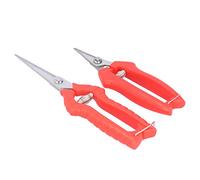 Smandy Tijeras de Podar Paquete de 2 Tijeras de Podar de Derivación de Acero Inoxidable Podadora Manual de Largo para Recorte Floral de Bonsái y Poda de Plantas de Interior Ligeras 185 G