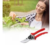 Smandy Tijeras de Podar, Podadora Manual de Acero Inoxidable de 8,5 Pulgadas con Agarre Ergonómico, Tijeras de Jardín Afiladas para un Corte Preciso, Rosas, Flores, Ramas de Bonsái, Jardineros (rojo)