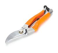 Smandy Tijeras de Podar Tijeras para Ramas de Jardín de Aleación de Acero Hoja de Acero SK5 de 8,1 X 2,0 Pulgadas Antideslizante de Corte de 0,8 Pulgadas Cerradura de Seguridad para Podar árboles