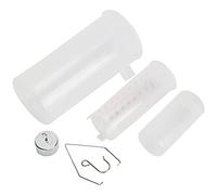 Smandy Vaso de Rebose del Principio de Arquímedes, Herramienta Didáctica para Experimentos de Física con Vaso Transparente y Tubo Medidor para la Enseñanza de Ciencias en la Escuela