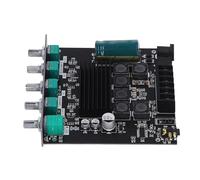 Smandy ZK TB21 Placa Amplificadora para Subwoofer de 2,1 Canales Módulo Amplificador de Potencia de Audio 50Wx2+100W con Entrada Auxiliar BT 5.0 para Altavoces de Audio Domésticos