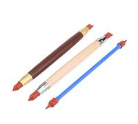 Smandye Polímero de silicona Doble cabeza Arcilla Cerámica Pluma Herramientas Escultura Modelado Pluma Eliminación de rastros Conformación Herramienta de bricolaje para arcilla, proyectos de arte