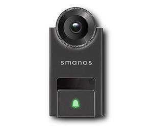 Smanos El Timbre de Video Inteligente DB-20, App controlado con 178⁰ Gran ángulo de visión y cámara de 1080p, Funciona con K1 Smart Home Kit