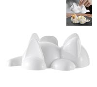 Smaoqingji Lindo Moldes Arroz Para Gatos - 1 Unidad, Blanco, Molde de Sushi Prensado, Aptos Para Preparar Bolas de Arroz, Sushi, Puré de Patatas y Platos Similares, Mejora el Atractivo tus Comidas