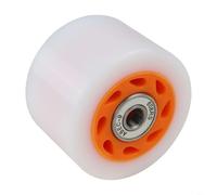 Smarbettiy 8 unidades para ruedas de patinaje QUAD de 58 mm con rodamientos, ruedas de patinaje de poliuretano de alta elasticidad, patines en línea de fila, resistentes al desgaste, bajo ruido