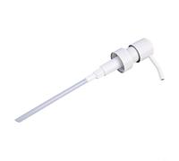 Smarbettiy Cabezal dispensador de jabón de acero inoxidable con rosca 28/400, bomba de loción tipo empuje para tarros y botellas en ORB, blanco, negro rojo antiguo, dorado (blanco)