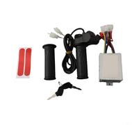 Smarbettiy Controlador de motor cepillado y agarre del acelerador para bicicletas eléctricas y scooters, 24 V, 36 V, 48 V, 250 W, 500 W, 1000 W, compatible con motores cepillados (24 V 350 W)