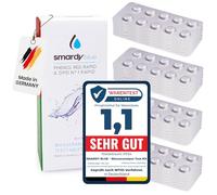 smardy 240 Pastillas de Prueba de Agua Rápida - 120x Phenol Red (Valor de PH) y 120x DPD1 (Cloro libre) Comprobador de Cloro y pH, Calidad del Agua Test para Piscina, Whirlpool, Acuario