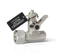 smardy Válvula de cierre 3/8 1/4 "Conector-T 3/8x3/8x1/4" Grifo de cierre adaptador de manguera de agua para conexión de 2 dispositivos 3/8 3/8 1/4" frigorífico SBS, ósmosis inversa