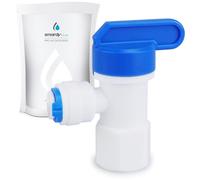 smardy Válvula de Cierre para Ósmosis Inversa Tanque de Almacenamiento, 1/4"(6,35mm) Manguera de Agua llave de Cierre, Depósito de Agua Ósmosis Quick-Fitting