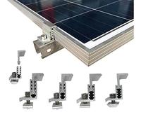 Smarkey Soporte Z de montaje en panel solar, 4 unidades, ajustable de 3,5 cm a 5 cm