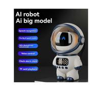 Smart AI Robot Wireless Bluetooth Speaker Sound Box Audio Alarm Clock FM Radio for Boy Girl Student