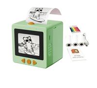 Smart AI Voice Sticker Maker Machine, AI Sticker Box Printer, Inkless Portable Thermal Stickerbox Printer with Display and Voice Control, DIY Label Maker for Scrapbooking, Crafts, Gift Wrapping