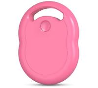 Smart Air Tag Tracker,Localizador Compatible con Apple Buscar (Sólo iOS,Android no Compatible),Buscador de Objetos Bluetooth para Llaves,Equipaje,Cartera,Bolsa,Batería Reemplazable,1 Pack Rosa