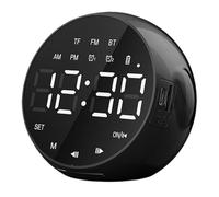 Smart Alarm Clock For Bedrooms - Loud Sound Rechargeable Electric Clock, Double Alarm Bedside For Heavy Sleepers, Large Display Up Light For Seniors For Adults Sleep Home Living